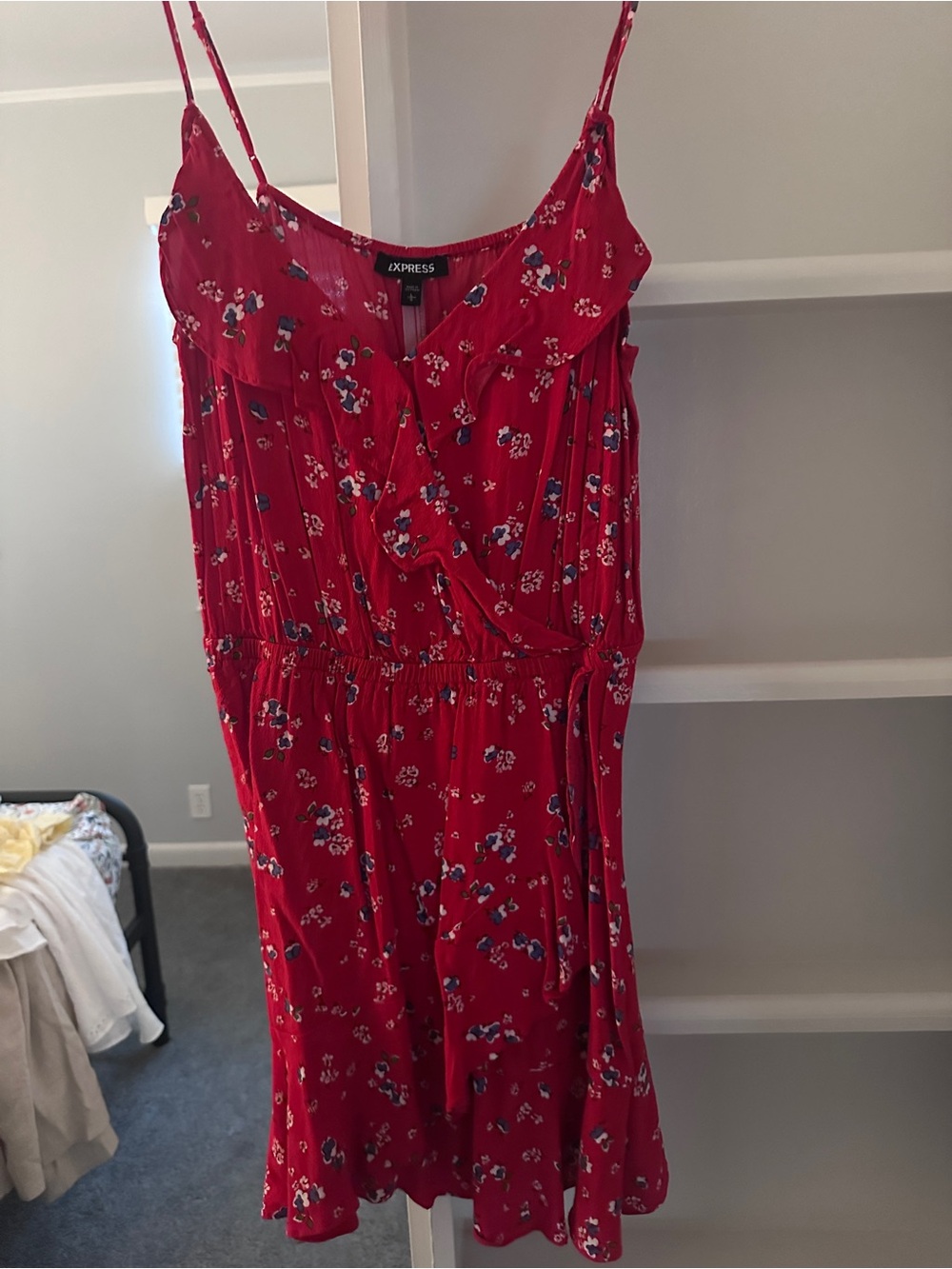 Express Floral Ruffle Sundress - Picture 4 of 4